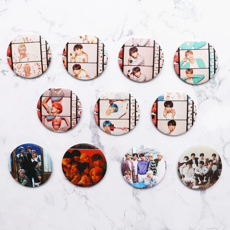 

Year-End Clearances KPOP Bangtan Boys Pins Album Brooch Badge Accessories For Clothes Hat Backpack Decoration