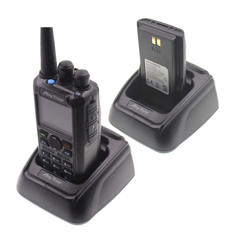  Anytone AT-D878UV PLUS digital DMR and Analog walkie talkie with GPS APRS bluetooth PTT Dual band T