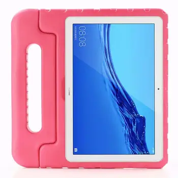 

Children Hand-held Shock Proof Safe Non-toxic EVA Tablet Case for Huawei MediaPad M5 Lite 10 BAH2-W19/L09/W09 10.1\" Cover+pen