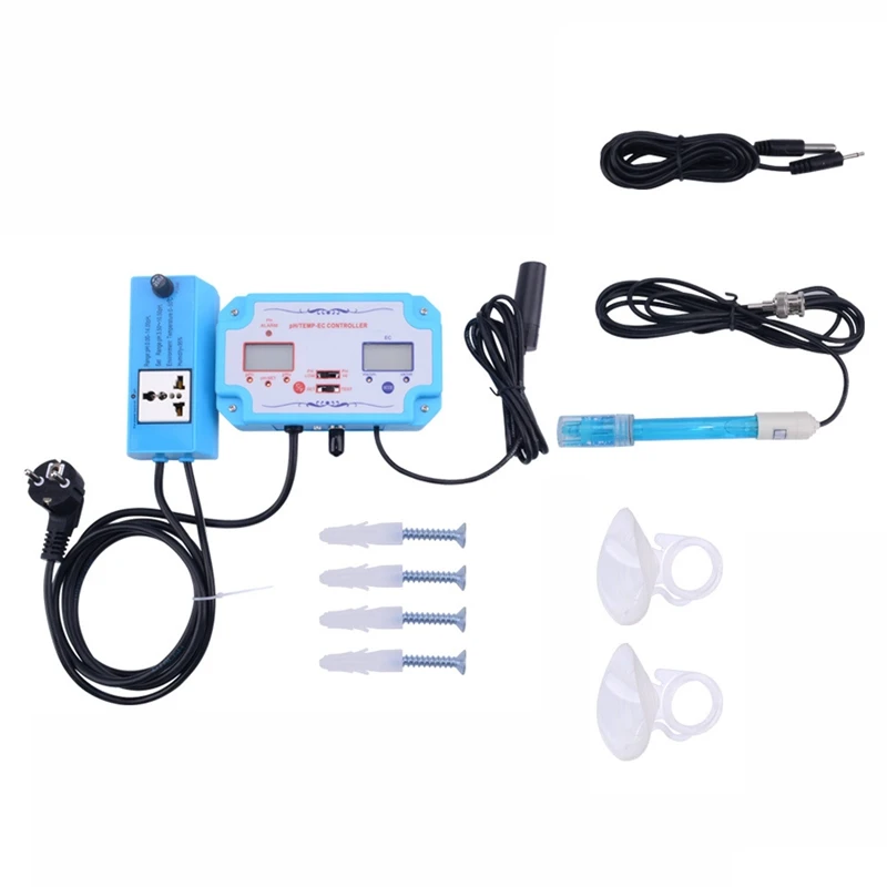 

Digital 3 in 1 PH/ORP/TEMP Meter Multi-Function Water Quality Tester Monitor Detector Replaceable Electrode BNC Probe for Aquari