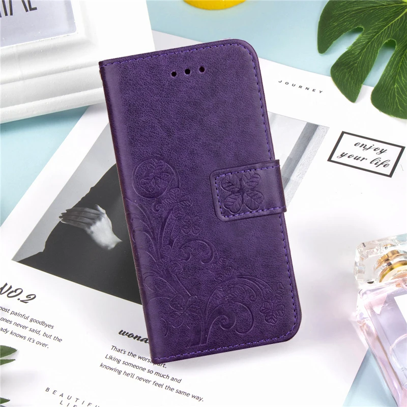 Luxury Leather Flip Book Case for Huawei Honor 5X 6X GR5 2016 2017 kiw-l21 Rose Flower Wallet Stand Case Phone Cover Bag 