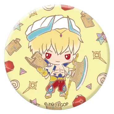 Fate Grand Order значок аниме Saber Enkidu Gilgamesh Jeanne Alter Tamamo No Mae Cu Chulainn Edmond металлический значок на булавке - Окраска металла: 03 Gilgamesh