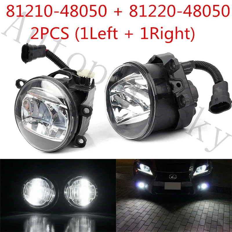 

For Toyota for Lexus Replacement Front Fog Light Lamp with White Color Lighting 81210-48050 81220-48050 8121048050 8122048050
