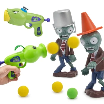 

2020 NEW Plants vs. Zombies Air Gun eva Soft Bullet For kids Toy Gun Exercise The Brain Hit No Pain Safety Material Air Gun Toys