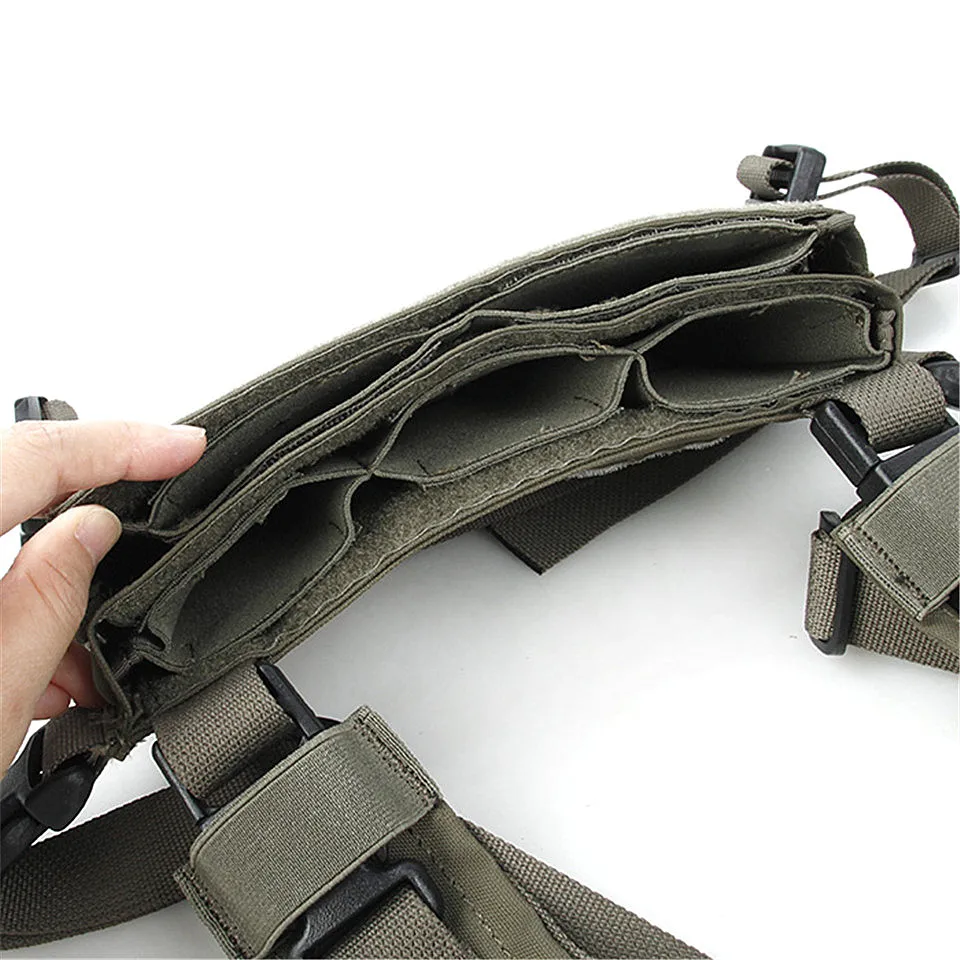 TMC Cordura SS микро Низкопрофильная световая Боевая грудная установка комбо хаки Cordura 500D ткань
