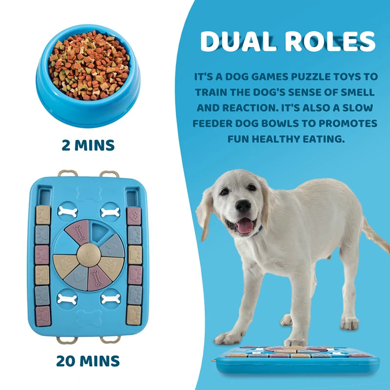 Dog Puzzle Toys , Interactive Dog Game, Dog Enrichment Toys for