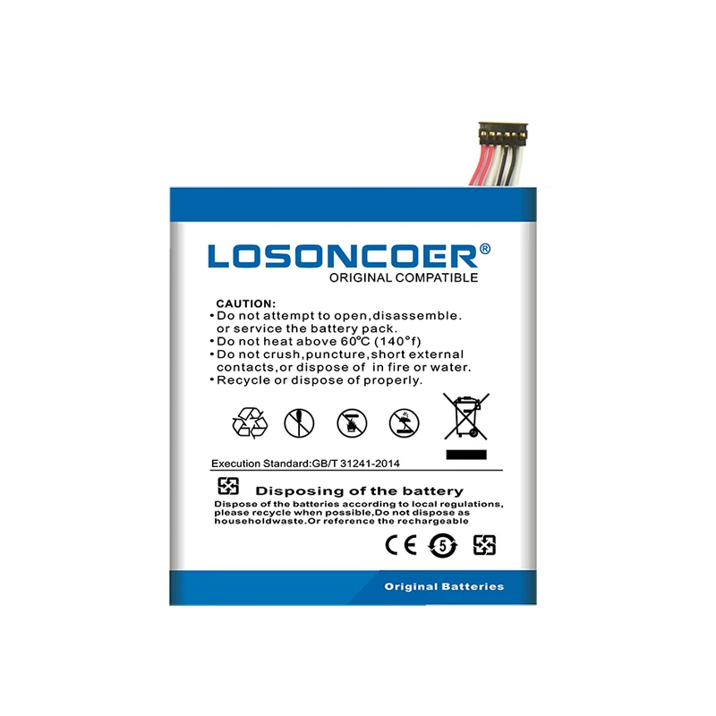 LOSONCOER TLP030JC 3880 мАч батарея для Alcatel One Touch A3 XL 9008 9008X 9008D CAC3000034CC батареи для мобильных телефонов