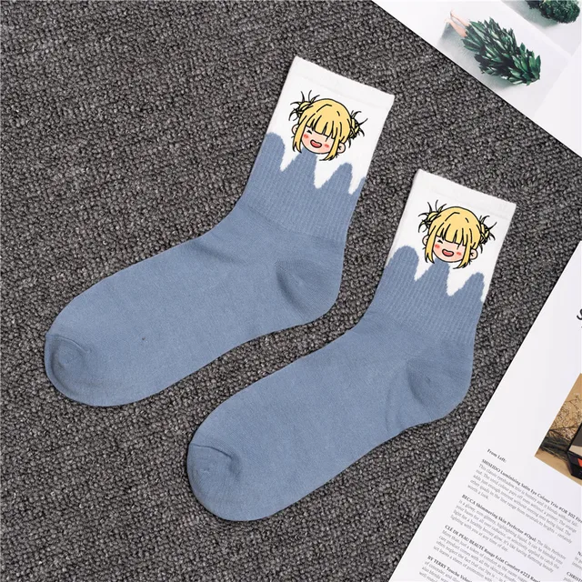 My Hero Academia Crew Man Socks Anime Men Sock Casual Cotton Sox Standard Japanese Autumn Winter Classic Adult Calcetines Hombre 8