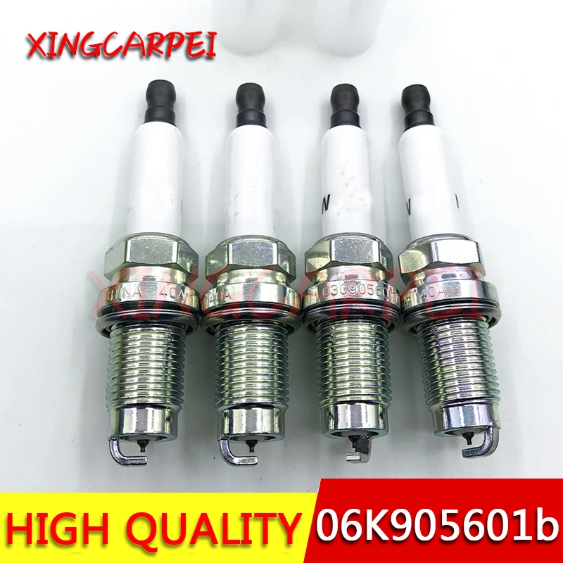 4 шт. 101905626 03C905601B Iridium Power Свеча зажигания для Audi A1 A3 для игры в гольф для Tiguan для сиденья для Skoda OCTAVIA III 03C905601A
