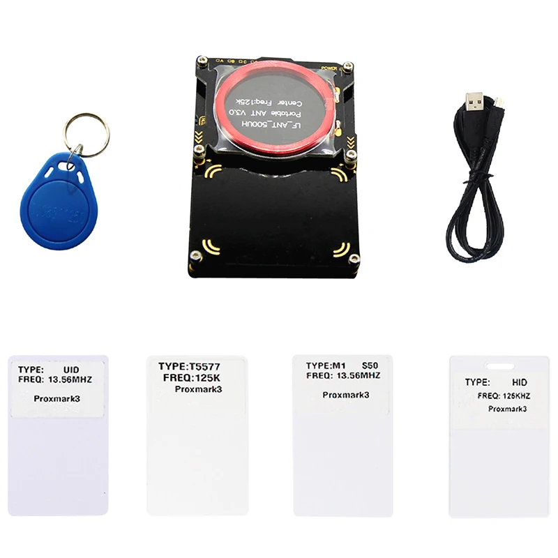 

Proxmark3 Developer Suite Kits 3.0 Proxmark RDV4 NFC RFID Reader Writer for Rfid Nfc Card Copier Crack 2 USB Port 512K
