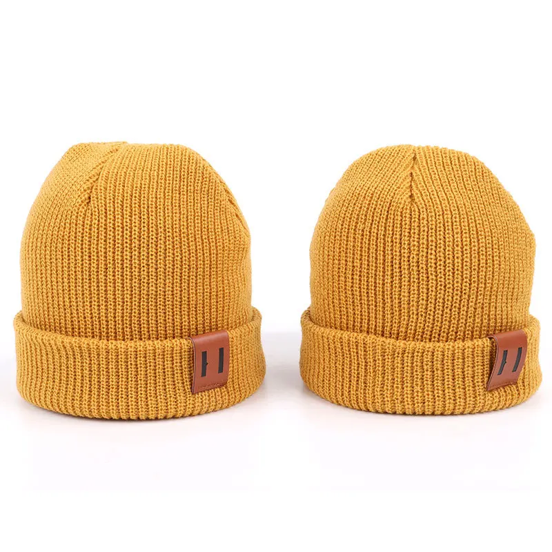 

2019 Winter Hats for Woman HipHop Knitted Beanie Women's Warm Slouchy Cap Crochet Ski Beanie Hat Female Soft Baggy skullies Bean