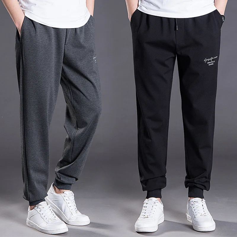 

Fall And Winter Clothes New MEN'S Wear Long Pants Large Size Loose-Fit Straight-leg Pants Casual Skinny Athletic Pants Ankle Ban