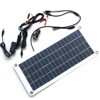 

15W Solar Battery Charger 18V Solar Powered Battery Maintainer & Charger,Suitable for Automotive, Motorcycle, Boat, Marine, RV,