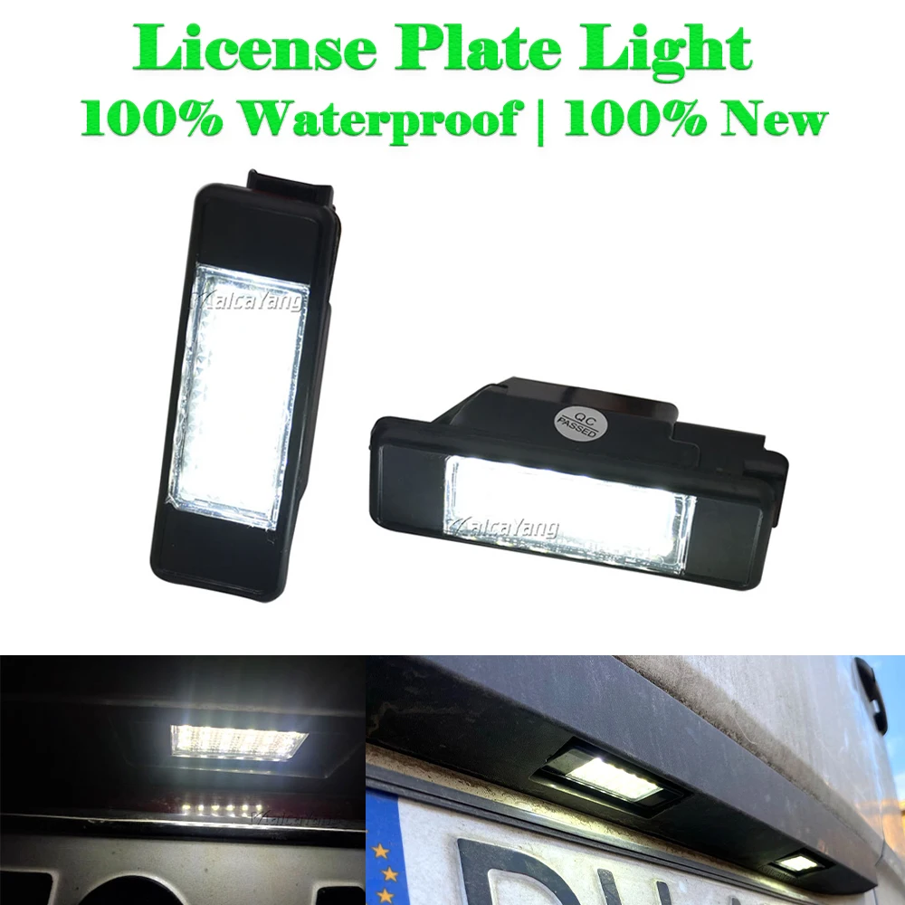2Pieces Error Free LED License Plate Light For Mercedes Benz Viano W906