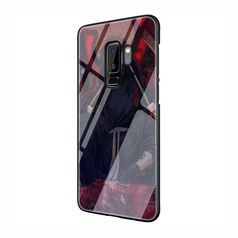 EWAU madara Uchiha Naruto закаленное Стекло чехол для телефона для samsung S7 край S8 S9 S10 Note 8, 9, 10, плюс A10 20 30 40 50 60 70 - Цвет: G1