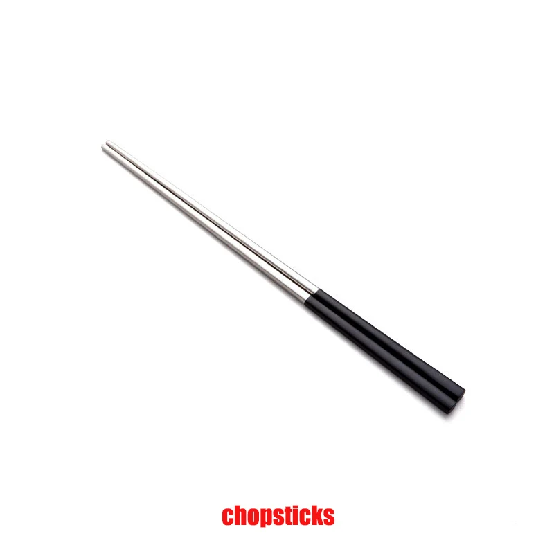 chopsticks Spklifey набор посуды из нержавеющей стали набор столовых приборов Ложка Вилка Нож Западный стальной столовый набор для кухни аксессуары для дома - Color: chopsticks