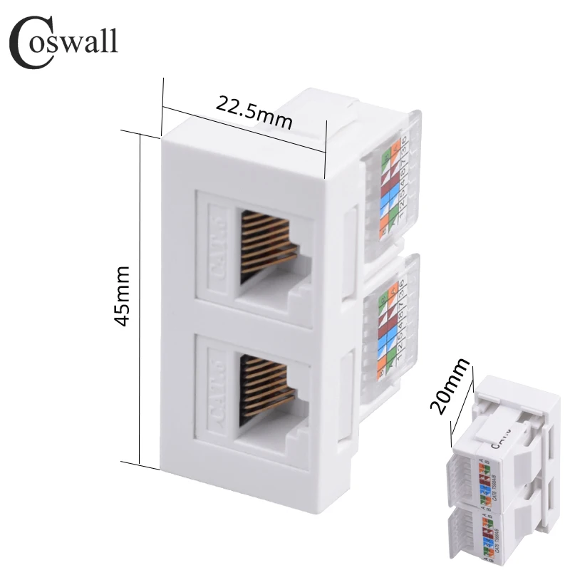 2 X CAT6 Internet