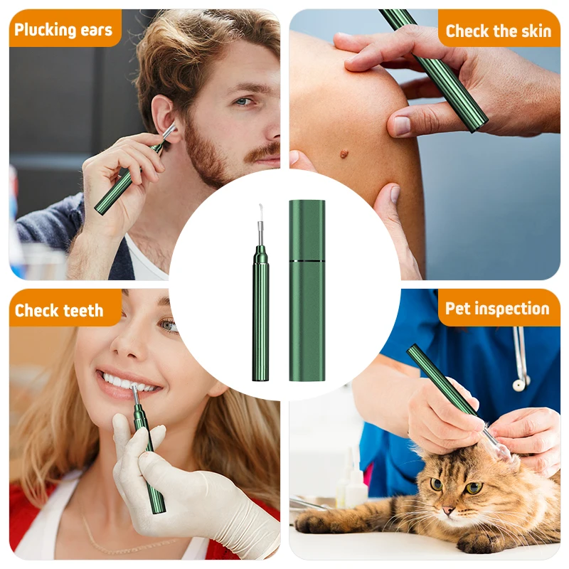 3.9mm WiFi Ear Otoscope Wireless 5.0MP Digital Endoscope Ear Inspection Camera Earwax Cleaning Tool with 6 Led for IOS Android