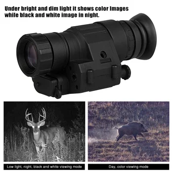 

Digital Tactical Night Vision Hiking Multifunctional Portable Shooting Telescope Monocular Scope Camping CMOS IR LCD Auto Gated