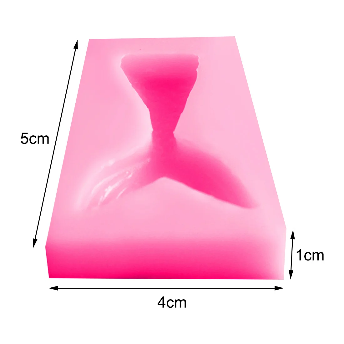 DIY Cake Decorating Tools Fish Fork Tail Fish Tail Mermaid Cake Moulds Silicone Mold Handmade Soap 4