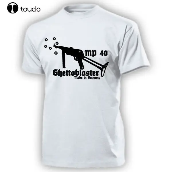 Vendita Calda 2019 Moda Mp40 Ghettoblaster Mitragliatrice 40 Hugo Schmeissers Mp - T Shirt O-Collo T Shirt