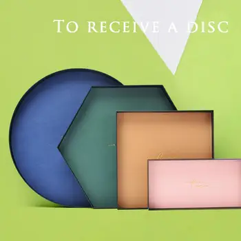 

Polygon Jewelry Display Plate Desktop Combination Storage Tray Nordic Geometric Metal Hexagonal Cake Fruit Dish Food Tray