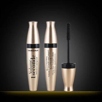 

2019 Thick and Long Natural Mascara 4D Waterproof Easy To Dry Black Eye Makeup Mascara Anti-stun Lash Growth Liquid TSLM2