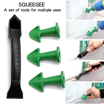 

Caulk Finisher Sealant Smooth Scraper Grout Kit Tools Floor Silicone Remover Finisher Caulk Set Triangle Silicone Remover