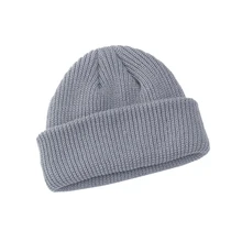 Мужская и женская вязаная шапка Осенняя пара зимняя эластичная Шапка-бини мягкая удобная теплая уличная отделка подарок для взрослых купол