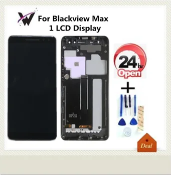 

For Blackview Max 1 LCD Display +6.01 inch Touch Screen With Frame Assembly Replacement For Blackview Max1 LCD +Free tools Tape
