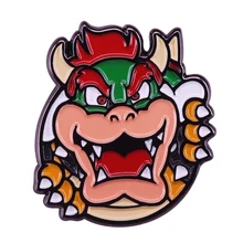 Bowser pin Super Mario Bros Nintendo vintage colección