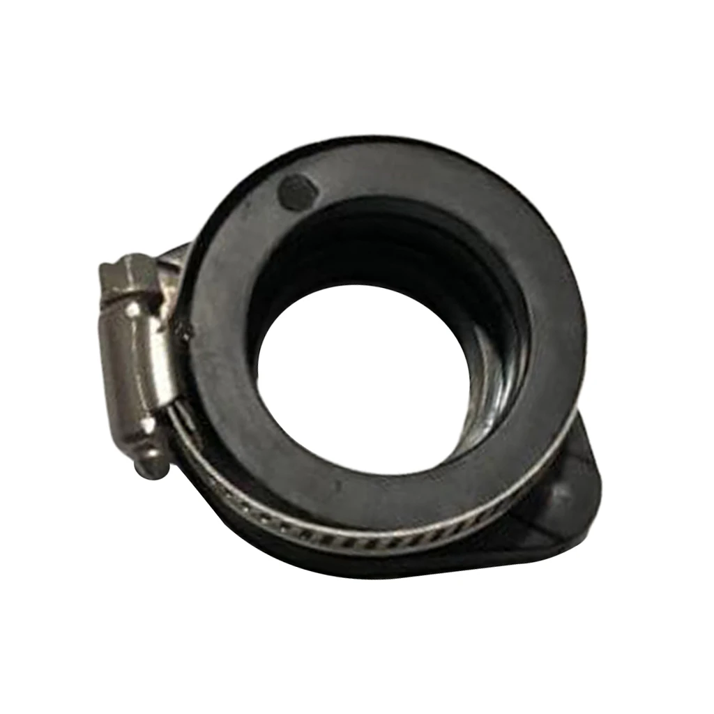 Carburetor Intake Manifold Boot Joint Replacement for Mikuni VM24 and Keihin PE 26 28mm OKO Carb - Black
