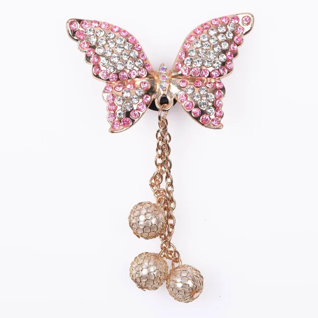 Bling Metal Croc Shoe Charms Women Butterfly Queen Crown Shoe Decorations Girl Flower Rhinestone Chains Wristband Accessories b8709