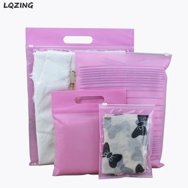 Wholesale Reclosable Clear Poly Ziplock Non Woven Bags Thick