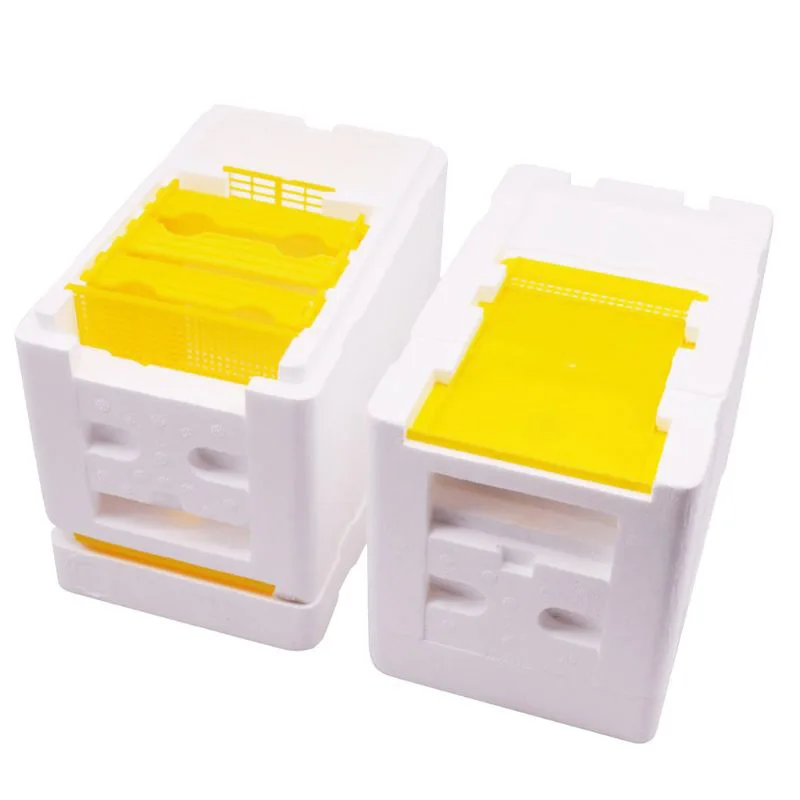 1 Set Queen Bee Rearing Mating Beehive Beekeeping Tools Foam Beehives Nuc Harvest Pollination BeesHive Box Beekeeper Suppliers beekeeping tools