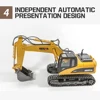 Huina 1/14 550 Rc Car Remote Control Engineering Truck Excavator with Lights Sounds Crawlers Tractor Model Car Toys for Boys 5