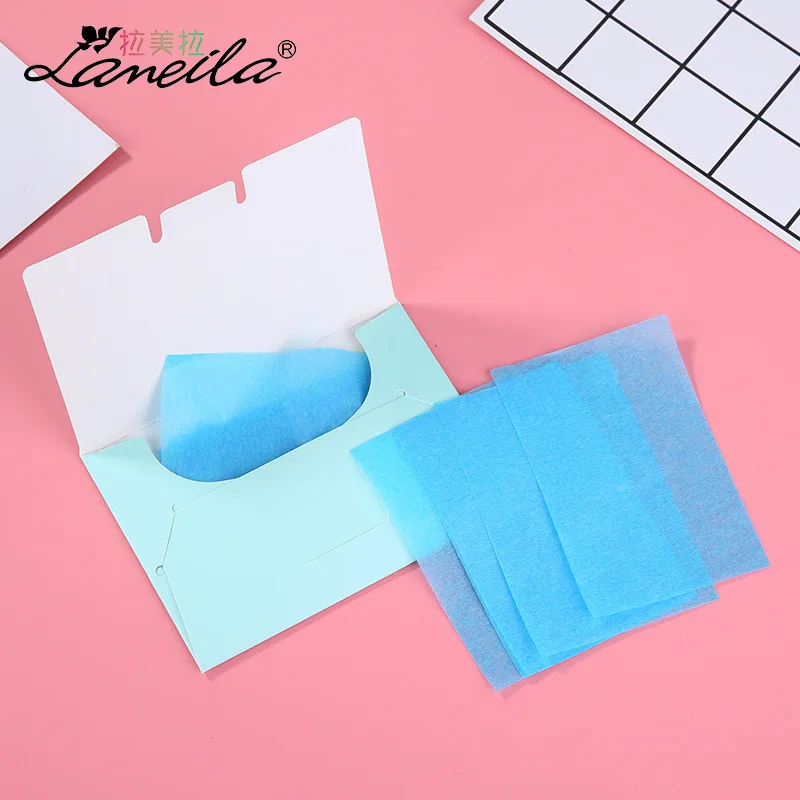 Skin-Friendly Body Clean Soft Delicate Oil-absorbing Sheets Comfortable Sweat Facial Tissue Paper Card Installed 50 PCS/BOX