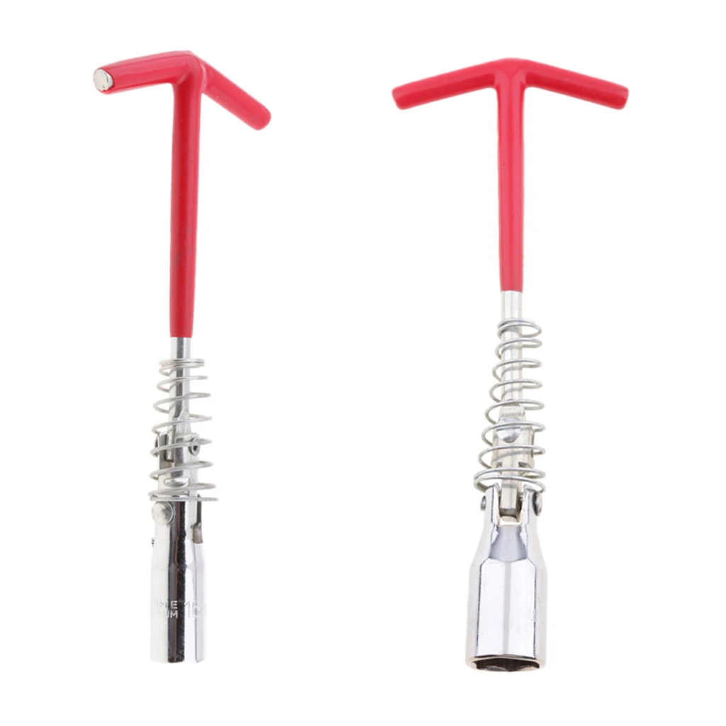 2x 16mm+21mm Motorcycle Auto Car Spark Plug Wrench Removal Tool Socket