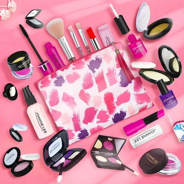 Kids Toys Simulation Cosmetics Set Pretend Play Makeup Toys for Girls Play House Simulation Make up Educational Toys Gifts 3