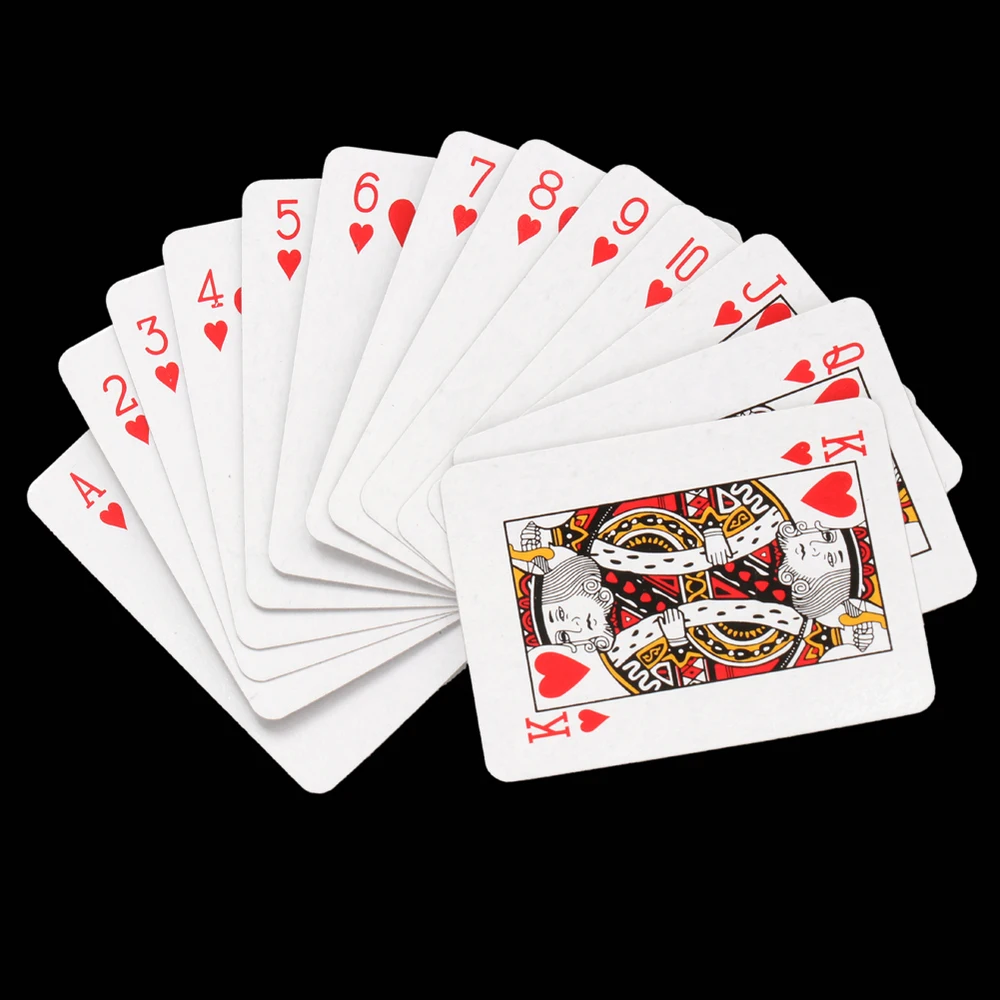 Мини интересный Пасьянс портативный Открытый путешествия Вечерние игры в покер небольшие игральные карты