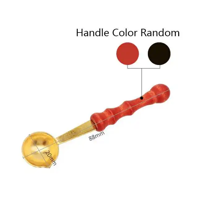 Spoon Red 1 шт. DIY уплотнение воск штамп Металл старый Ремесло Украшение в классическом стиле английская буква поздравление Свадебное приглашение восковая печать - Цвет: Spoon Red