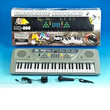 Детская многофункциональная электронная клавиатура образовательная цифровая электронная клавиатура с микрофоном 54 здоровье