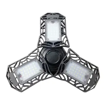 

60W E27 LED Garage Light Deformable LED Garage Ceiling Lights Folding Bulb Gift Bright and beam angle adjustable 3×24 PC