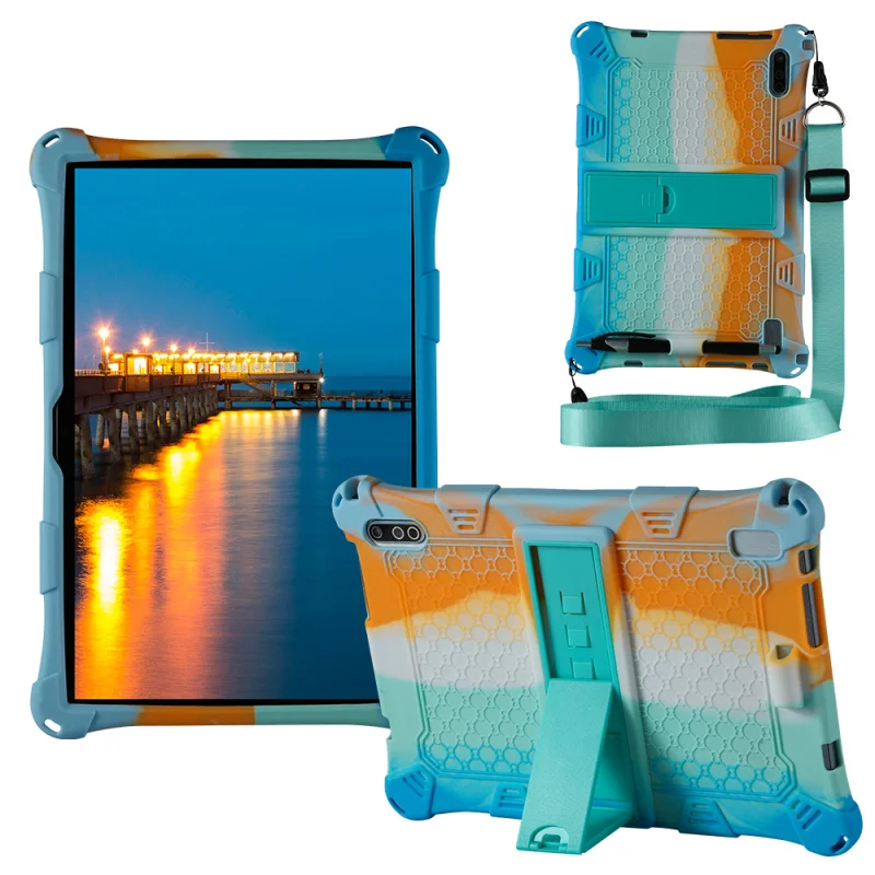 pc, suporte de silicone capa para blackview tab 10 pro