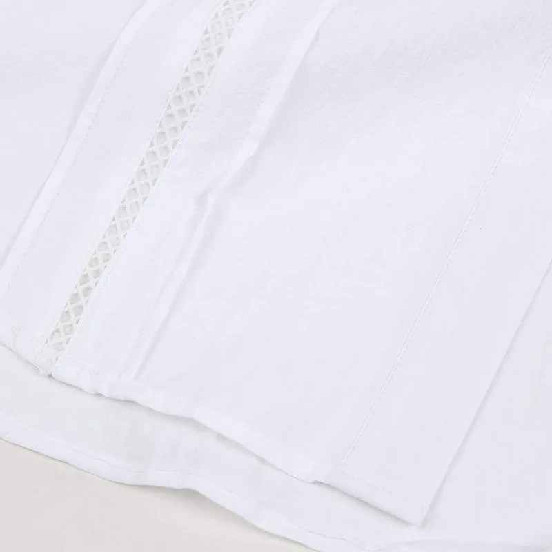 Мужские свободные кубинские Camp Guayabera льняные однотонные рубашки с длинными рукавами повседневные пляжные воздухопроницаемые рубашки на пуговицах