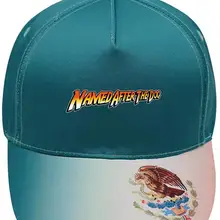 Бейсбольная кепка с изображением собаки мексиканского флага, бейсболка для взрослых на открытом воздухе для папы, регулируемая бейсболка зеленого цвета