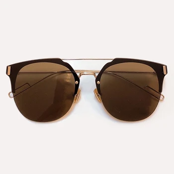 

2020 Fashion Semi-Rimless Sunglasses Women New Retro Trend Sunglasses Female Vintage UV400 Glasses Oculos De Sol Masculino