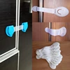 Serrure de sécurité en plastique pour enfants, 10 pièces, avec tiroir de protection pour bébé, porte, armoire, toilettes ► Photo 3/5