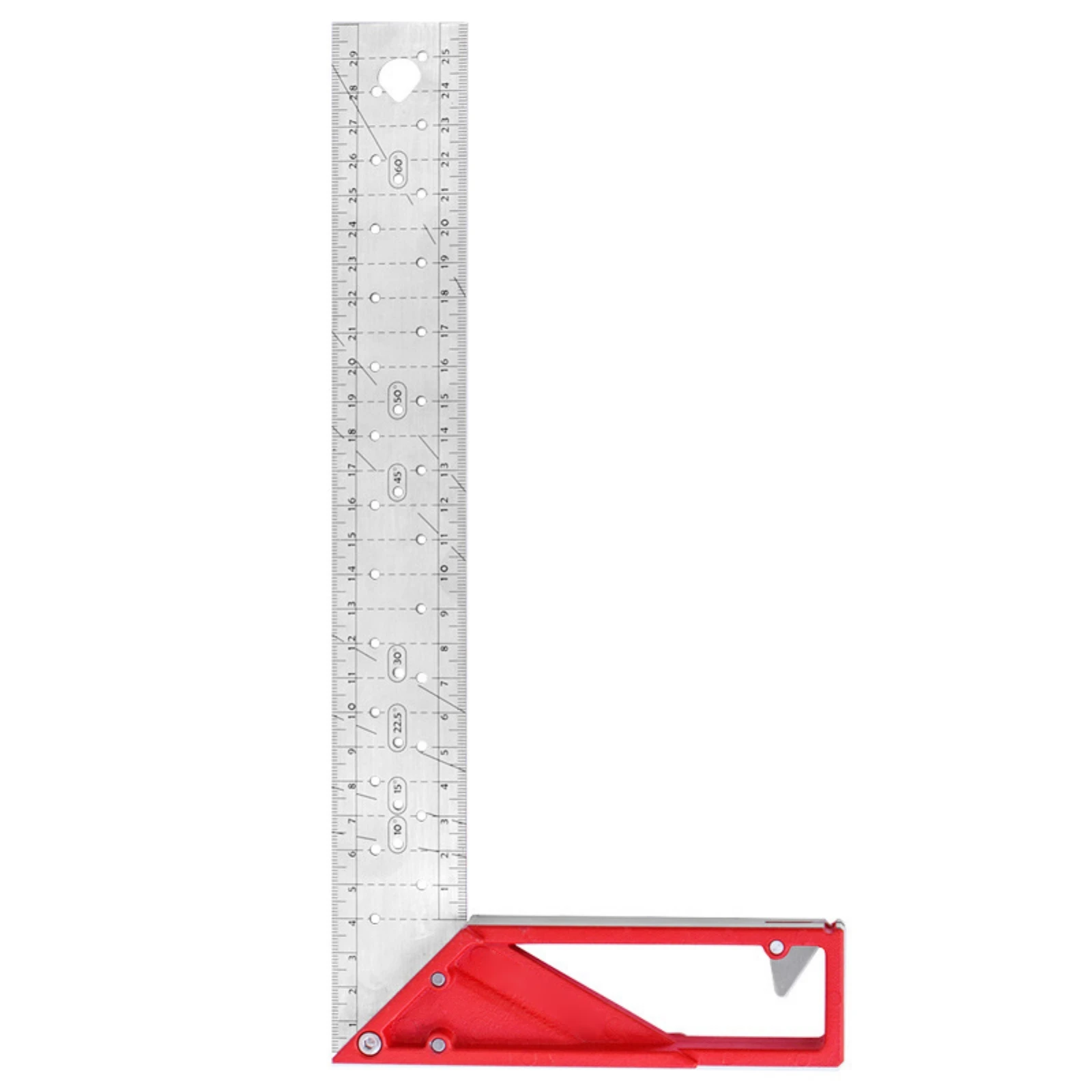 30/40cm Stainless Steel Square Right Angle 90 Degree Ruler Woodworking Joiner Carpenter