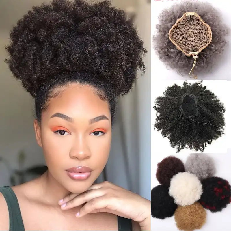 High puff afro ponytail drawstring Clearance